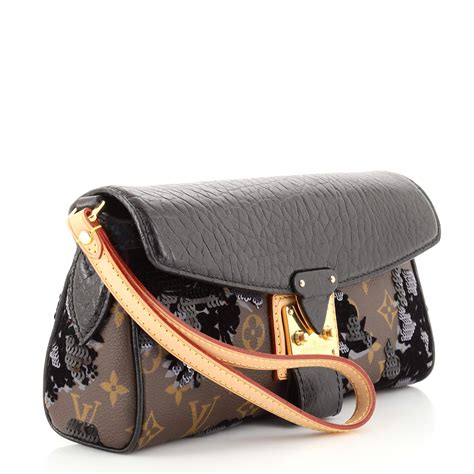 NEW Louis Vuitton Monogram Fleur De Jais Manege Sequin .